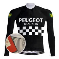 Bluzy na rower - Camisola de ciclismo Peugeot Preto - REDTED - miniaturka - grafika 1