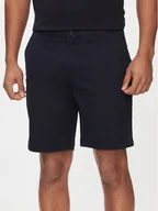 Spodenki męskie - Tommy Hilfiger Szorty materiałowe Brooklyn MW0MW23563 Granatowy Relaxed Fit - miniaturka - grafika 1