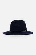 Czapki damskie - Tommy Hilfiger kapelusz wełniany kolor granatowy wełniany AW0AW16625 - miniaturka - grafika 1