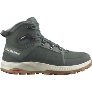Męskie Buty zimowe SALOMON OUTCHILL TS CSWP L47328100 – Zielony - Buty zimowe męskie - miniaturka - grafika 1