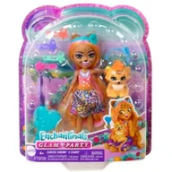 Lalki dla dziewczynek - Enchantimals Gepard Lalka Deluxe, Hnv30 - miniaturka - grafika 1