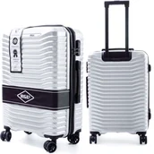 Walizki - Średnia walizka podróżna PC1 XL BIAŁY - miniaturka - grafika 1