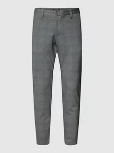 Spodnie o kroju tapered fit z dodatkiem streczu model ‘Mark’ - Spodnie męskie - miniaturka - grafika 1