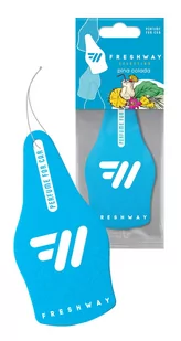 PINA COLADA | FRESHWAY Selection Dry - zawieszka - Zapachy samochodowe - miniaturka - grafika 1