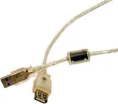 Kable USB - Kabel USB InLine USB-A - USB-A 3 m Przezroczysty 34603Q - miniaturka - grafika 1