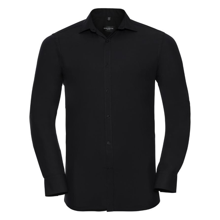 Koszula męska z długim rękawem Ultimate Stretch Czarny r. 3XL