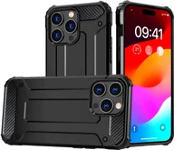 Etui i futerały do telefonów - Pancerne etui na telefon Hybrid Armor kompatybilne z iPhone 15 czarny - miniaturka - grafika 1