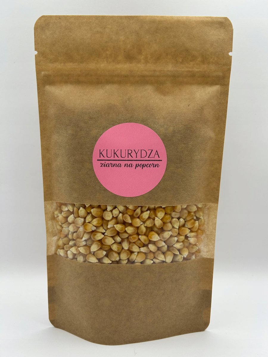 KUKURYDZA NA POPCORN 500G DELIFRUITS NATURALNE WYSOKA JAKOŚĆ BEZ SOLI