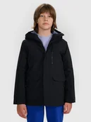 Kurtki i płaszcze dla chłopców - 4F Kurtka przejściowa membrana 5000 chłopięca - czarna 122 (6-7 lat) - miniaturka - grafika 1