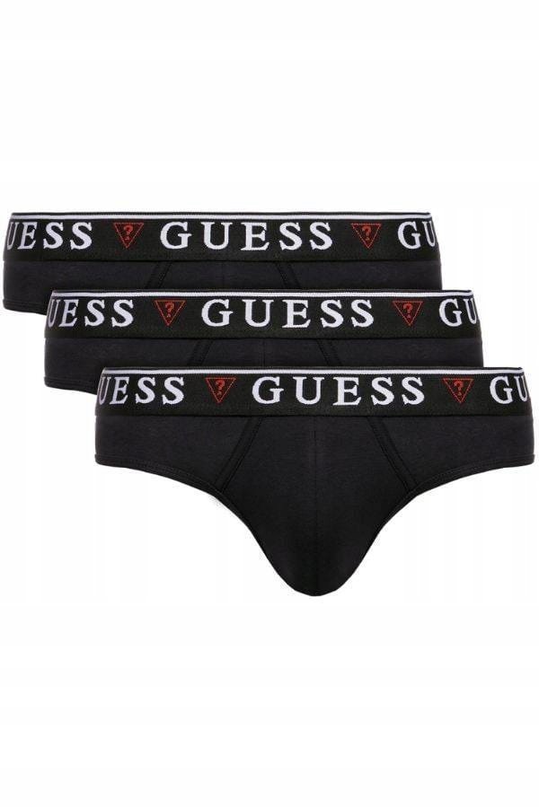 SLIPY MĘSKIE GUESS U97G00 JR003 CZARNE - S