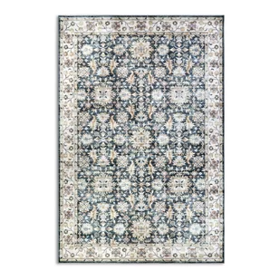 Niebieski dywan 160x230 cm Saveh Blue Cream – Elle Decoration - Dywany - miniaturka - grafika 1