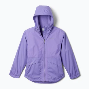 Kurtka przeciwdeszczowa dziecięca Columbia Rainy Trails II Fleece - Odzież trekkingowa damska - miniaturka - grafika 1