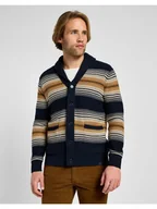 Swetry męskie - Męski sweter Lee FRONTIER CARDIGAN XL - miniaturka - grafika 1