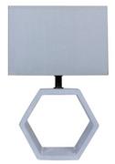 Lampy stojące - Candellux Lampka ceramiczna Vidal 1 x 40 W E27 grafitowa 41-68552 - miniaturka - grafika 1
