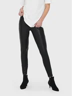 Legginsy - ONLY Legginsy Cool Coated 15187844 Czarny Extra Slim Fit - miniaturka - grafika 1