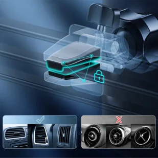 SWISSTEN Uchwyt do kratki nawiewu z ładowarką bezprzewodową MagSafe 15W - Ładowarki samochodowe - miniaturka - grafika 6