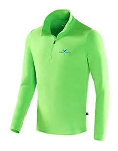 Black Crevice Męska bluza funkcyjna z polaru zielony zielony (Green - Green/Blue) XL (Herstellergröße: 54) - Bluzy męskie - miniaturka - grafika 1