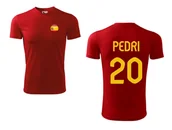 Koszulki sportowe męskie - Treningowa Koszulka HISZPANIA PEDRI 20 - miniaturka - grafika 1