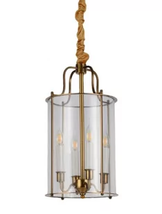 Lumina Deco Deco LAMPA WISZĄCA LOFT MOSIĘŻNA MICONOS LDP 6818-4 (MD) - Lampy sufitowe - miniaturka - grafika 2