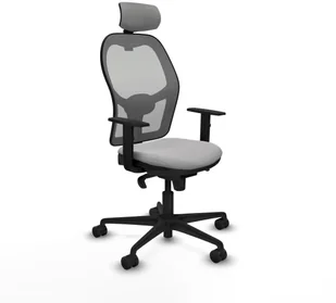 Fotel biurowy, krzesło biurowe Krzesło Biurowe z Zagłówkiem Jorquera Piqueras y Crespo 1D036N2 Jasnoszary - Fotele i krzesła biurowe - miniaturka - grafika 1