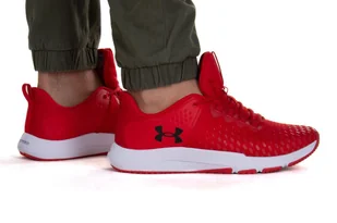 Under Armour, Buty sneakersy Charged Engage 2 3025527-602, rozm. 42 1/2, Czerwony - Sneakersy damskie - miniaturka - grafika 1