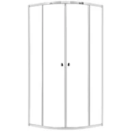 Kabiny prysznicowe - Kabina prysznicowa 1/4 koła Hooked 90x90x200 cm profile chromowane Sealskin - miniaturka - grafika 1