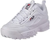Trampki męskie - Fila Męskie Trampki Disruptor Low-Top, Biały, 43 EU - miniaturka - grafika 1