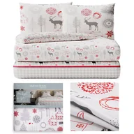 Pościel - AmeliaHome Pościel flanelowa 200x220 + poszewki /AH/SNUG/SIL/2022 - miniaturka - grafika 1