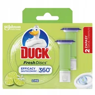 Dezynfekcja - Duck - Żelowe Krążki Do Wc O Zapachu Limonkowym Zapas 2Szt - miniaturka - grafika 1