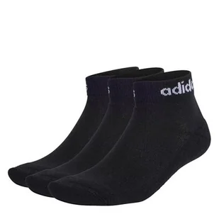Adidas skarpety czarne sportowe Ankle zestaw 3 szt., Rozmiar UE 49 - 51 - Skarpetki męskie - miniaturka - grafika 1