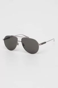 Gucci okulary przeciwsłoneczne męskie kolor srebrny - Okulary przeciwsłoneczne - miniaturka - grafika 1