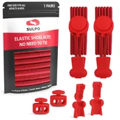 Akcesoria obuwnicze - Elastyczne sznurówki bez wiązania okrągłe ze ściągaczem - miniaturka - grafika 1