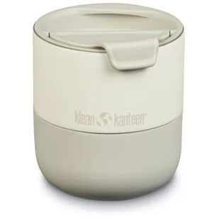 Kubek termiczny Klean Kanteen Rise 10oz Lowball (w/ Flip Lid) Kolor: szary/biały - Kubki termiczne - miniaturka - grafika 1