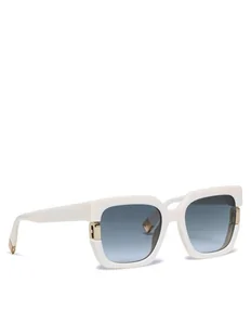 Furla Okulary przeciwsłoneczne Sunglasses SFU624 WD00051-A.0116-GDJ00-4-401-20-CN-D Biały - Okulary przeciwsłoneczne - miniaturka - grafika 1