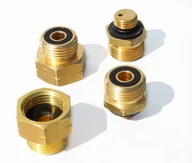 Akcesoria do przyczep i kamperów - Adaptery Euroset, Zesaw 4 Redukcje Do Butli / Gok - miniaturka - grafika 1