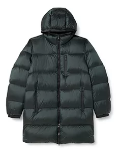 Geox Męska kurtka puchowa M ALBERICK Down Coat, DK Light Scarab, 50 - Kurtki męskie - miniaturka - grafika 1