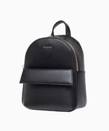 Torebki damskie - PUCCINI Elegancki plecak damski czarny - miniaturka - grafika 1