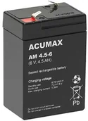 Baterie do zasilaczy awaryjnych UPS - Akumulator ACUMAX serii AM 6V 4,5Ah - - 38 sklepów w całej Polsce - miniaturka - grafika 1