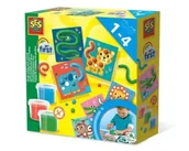 Zabawki kreatywne - My first Karty gliniane Zwierzęta - SES - miniaturka - grafika 1