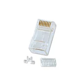 Adaptery i przejściówki - Lindy 62430 wtyczka RJ-45 8-pin cat.6 Przezroczysty - miniaturka - grafika 1