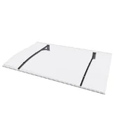 Daszki nad drzwi - Gutta Zadaszenie Swing Secco 150x90x22 cm efekt stali - miniaturka - grafika 1