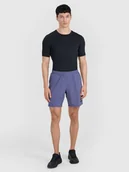 Spodenki męskie - 4F Spodenki treningowe szybkoschnące męskie - niebieskie 3XL - miniaturka - grafika 1