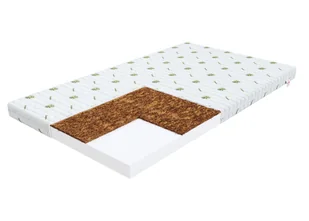 Materac piankowy BABY COCO kokos - 90 x 200 - H2 średnio miękki / H3 średnio twardy - 8 cm - Materace - miniaturka - grafika 1