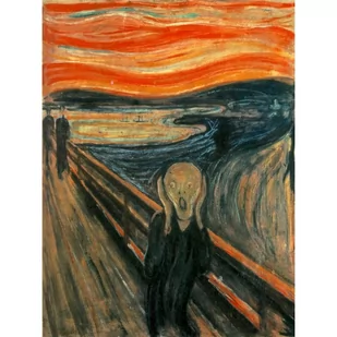 Reprodukcja obrazu Edvarda Muncha - The Scream, 45x60 cm - Obrazy i zdjęcia na płótnie - miniaturka - grafika 1