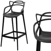 Taborety i hokery - HOKER PLASTIKOWY DO JADALNI SALONU DO WYSPY - miniaturka - grafika 1