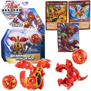 Brawler Pack Bakugan Evolutions Neo Dragonoid Platinum - Figurki dla dzieci - miniaturka - grafika 1