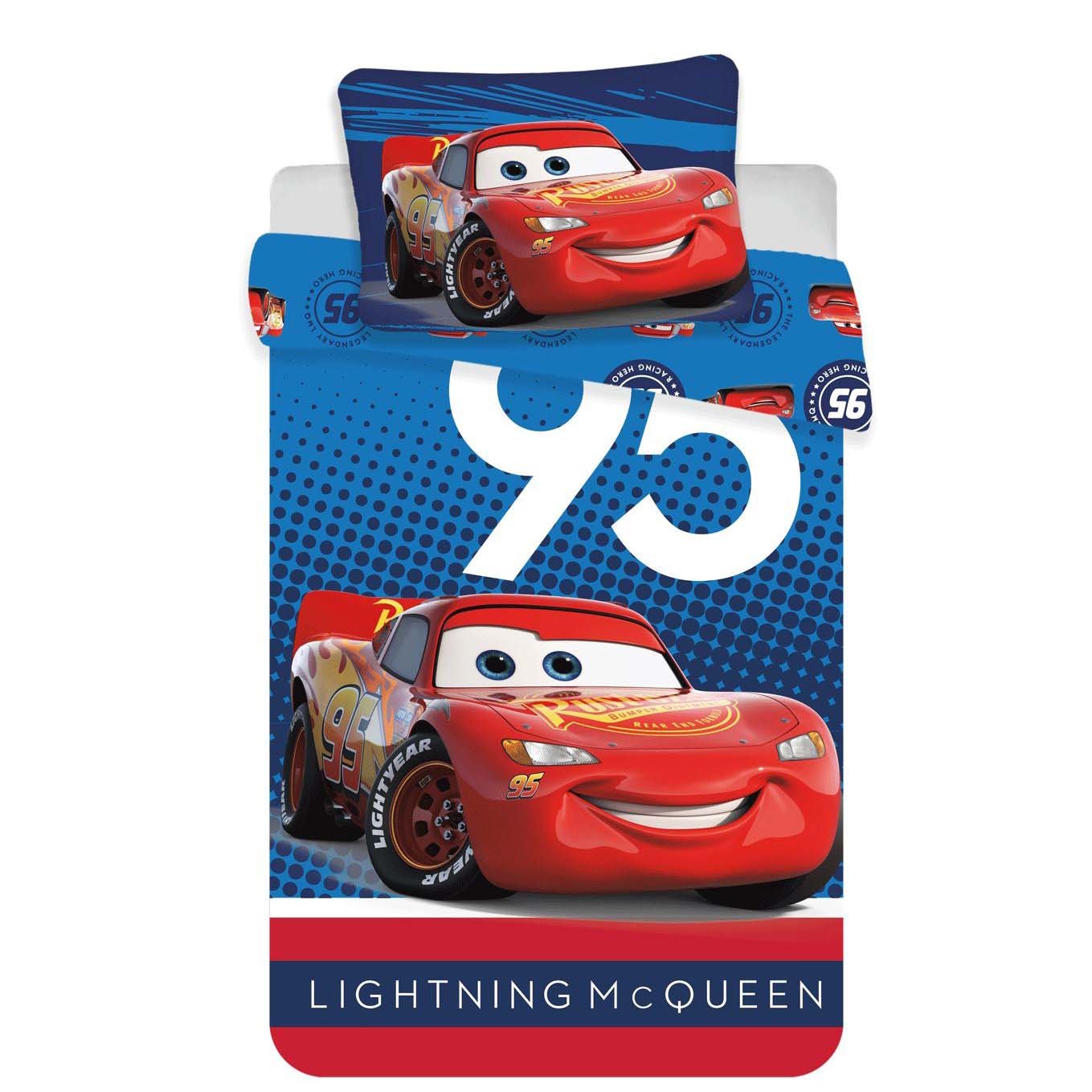 Bawełniana Pościel Cars Auta Pościel Zygzak Mcqueen Disney Łóżeczko