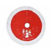 Ozdoby bożonarodzeniowe - Mata pod choinkę czerwona 80cm - Godan - miniaturka - grafika 1