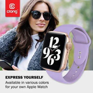 Crong Liquid - Pasek do Apple Watch 38/40/41 mm (fioletowy) - Akcesoria do smartwatchy - miniaturka - grafika 9