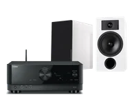 Kino domowe - Yamaha RX-V4A (czarny) + Tesi 3 (biały) - miniaturka - grafika 1